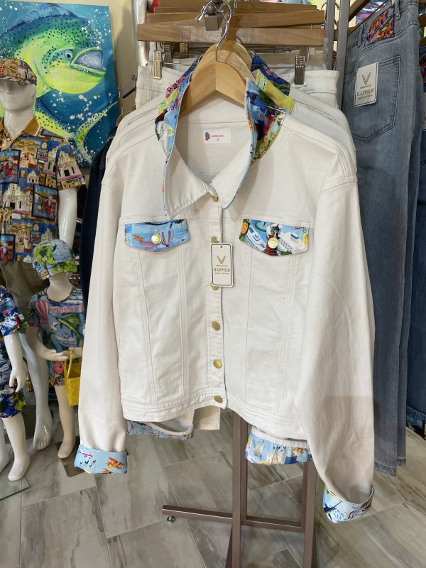 Tropical Breeze Denim Jacket - Image 6