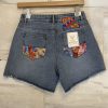 Trendy Distressed Patchwork Denim Shorts - Image 7