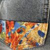Trendy Distressed Patchwork Denim Shorts - Image 8