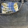 Trendy Distressed Patchwork Denim Shorts - Image 3