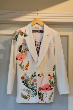 Flamingo Frolic Blazer